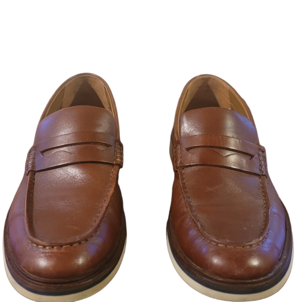Clarks Men's Malwood Step Loafer Size 8.5 Dark Tan IGC